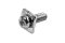 [E] น็อตยึดสายไฟ สแตนเลสชุบนิกเกิ้ล M3.5x10 mm พร้อมแหวนทรงสี่เหลี่ยม ขนาด 8x8 mm